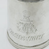 Liverpool George I Sterling Silver Tankard Antique c1720 Benjamin Brancker
