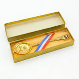 Boxed Sterling Silver Gilt King George VI Coronation Teaspoon 1936 London