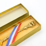 Boxed Sterling Silver Gilt King George VI Coronation Teaspoon 1936 London