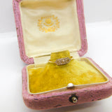 Victorian 18ct Yellow Gold Three Stone Diamond Band Ring c1890 Antique