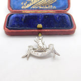 Victorian Scottish Sterling Silver 'Sans Peur' Sutherland Clan Brooch c1880