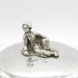 George III Sterling Silver Green Man Footed Bachelors Teapot Antique 1815 London