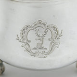 George III Sterling Silver Green Man Footed Bachelors Teapot Antique 1815 London