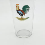 Victorian Deakin & Sons Silver Plated & Hand Painted Cockerel Cocktail Shaker c1900 Sheffield