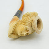 19th Century Meerschaum & Block Amber Regency Lady Pipe Antique c1880