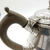 George III Sterling Silver Green Man Footed Bachelors Teapot Antique 1815 London