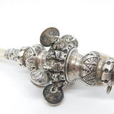 Victorian Sterling Silver Baby Rattle, Whistle & Teether Antique 1894 Birmingham