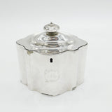 Peter & Jonathan Bateman George III Sterling Silver Tea Caddy Antique 1790 London AF