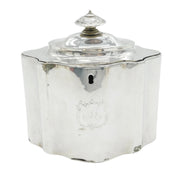 Peter & Jonathan Bateman George III Sterling Silver Tea Caddy Antique 1790 London AF