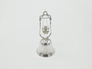 Danish .835 Grade Silver Little Girl on Swing Dinner Bell Antique c1920 Art Deco