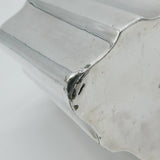Peter & Jonathan Bateman George III Sterling Silver Tea Caddy Antique 1790 London AF