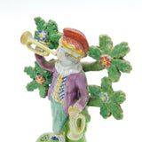 George III Staffordshire Walton Bocage Figure of Trumpet Showman Antique c1820