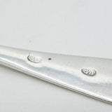 18th Century American Sterling Silver Bright Cut Serving Spoon Antique c1760 William Ball