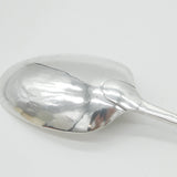 18th Century American Sterling Silver Bright Cut Serving Spoon Antique c1760 William Ball