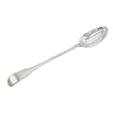 George II Sterling Silver Armorial Crest Basting Spoon Antique c1750 London