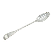 George II Sterling Silver Armorial Crest Basting Spoon Antique c1750 London