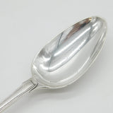 George II Sterling Silver Armorial Crest Basting Spoon Antique c1750 London