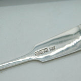 Edwardian Boxed Sterling Silver Teaspoons, Tongs & Mustards Set 1905 Sheffield