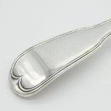 George II Sterling Silver Armorial Crest Basting Spoon Antique c1750 London