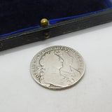 King William & Queen Mary Half Crown Coin 1689 Fine Condition .925 Silver