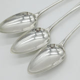 Aberdeen Scottish George III Sterling Silver Serving Spoon Set Antique c1800