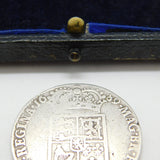 King William & Queen Mary Half Crown Coin 1689 Fine Condition .925 Silver