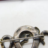 Victorian 9ct Rose Gold Horseshoe Sweetheart Brooch 1894 Birmingham Antique