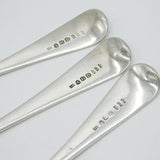 Aberdeen Scottish George III Sterling Silver Serving Spoon Set Antique c1800