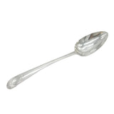 Irish George III Sterling Silver Feathered Serving Spoon Antique 1786 Dublin