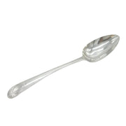 Irish George III Sterling Silver Feathered Serving Spoon Antique 1786 Dublin