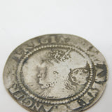 Queen Elizabeth I Silver Hammered Sixpence Coin AD 1567 Antique Fair Condition