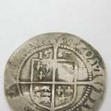 Queen Elizabeth I Silver Hammered Sixpence Coin AD 1567 Antique Fair Condition