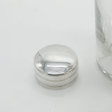 Victorian Silver Plated Etched Glass Cocktail Shaker Cockerel c1900 Sheffield
