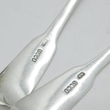 Irish George III Sterling Silver Pair of Sauce Ladles Antique 1812 Dublin John Power