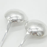 Irish George III Sterling Silver Pair of Sauce Ladles Antique 1812 Dublin John Power