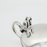 Early-Victorian Sterling Silver Pierced Mustard Pot Antique 1849 Sheffield