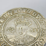 King Edward VI 1551-1553 Silver Shilling Coin mm. tun Fine Condition Antique
