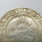 King Edward VI 1551-1553 Silver Shilling Coin mm. tun Fine Condition Antique