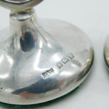 Edwardian Sterling Silver Pair of Place or Menu Settings 1907 Birmingham Antique