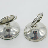 Edwardian Sterling Silver Pair of Place or Menu Settings 1907 Birmingham Antique