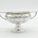 A.E Jones Arts & Crafts Planished Pair of Sterling Silver Trophies Antique 1928 Birmingham