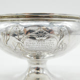 A.E Jones Arts & Crafts Planished Pair of Sterling Silver Trophies Antique 1928 Birmingham