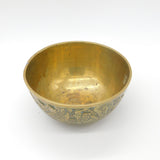Chinese Late Ming Dynasty Bronze Rice Bowl Scholar & Warrior Pattern Xuande Mark