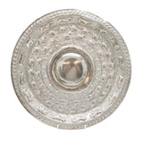 20th Century White Metal Ceylonese Moonstone Salver Dish Antique c1910