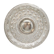 20th Century White Metal Ceylonese Moonstone Salver Dish Antique c1910