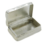 Antique Victorian Sterling Silver Snuff Box