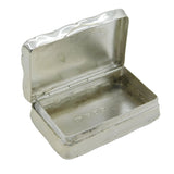 Antique Victorian Sterling Silver Snuff Box