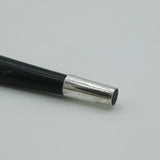 Sterling Silver Georgian Style Ebony Handled Toddy Ladle Vintage 1975 Sheffield