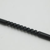 Sterling Silver Georgian Style Ebony Handled Toddy Ladle Vintage 1975 Sheffield
