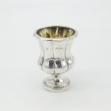 Georgian Sterling Silver Fluted Small Planter Pot 1837 London Antique